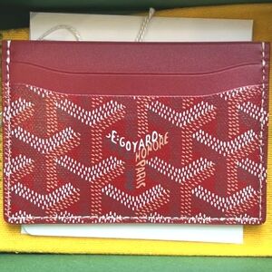 Goyard Saint Sulpice Red Card Holder